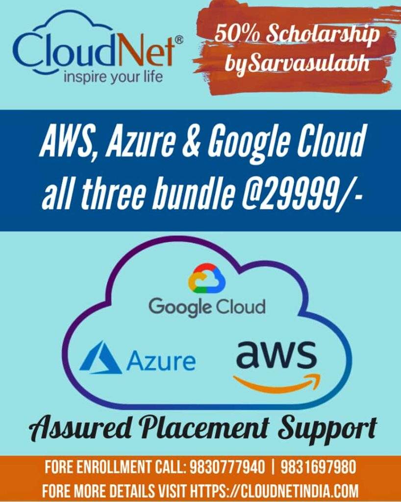 AWS, Azure and Google Cloud Learning