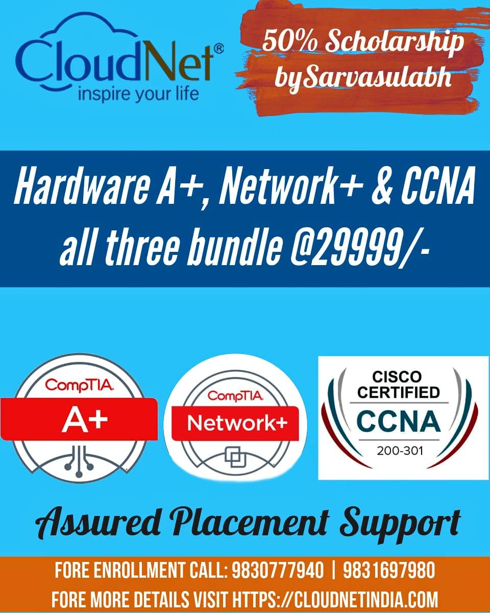 Hardware Networking and CCNA Courses in Kolkata